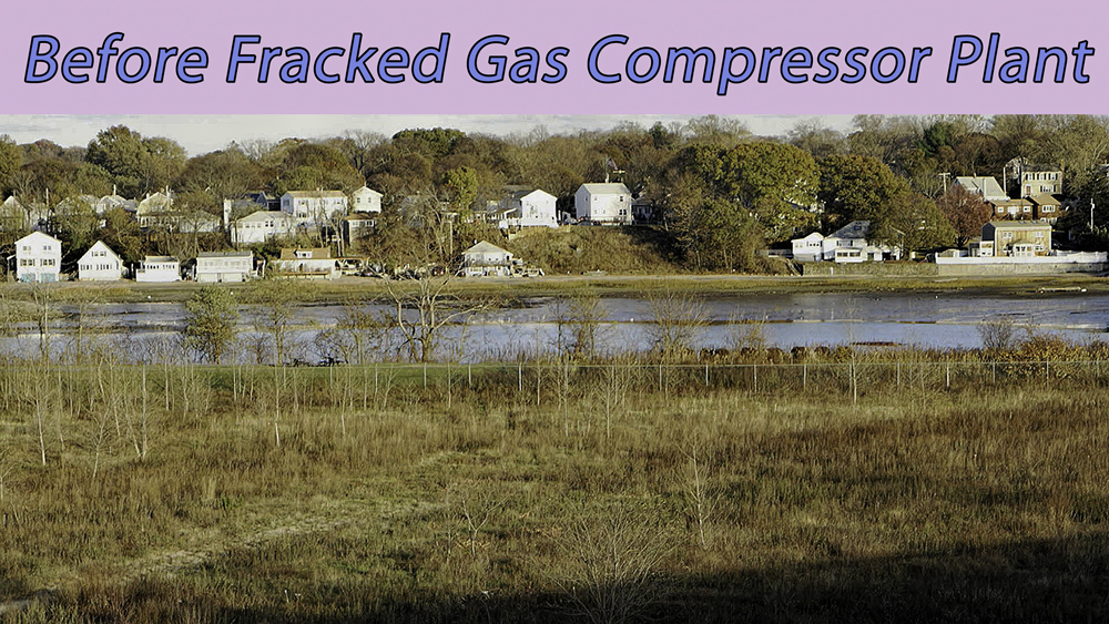 Before Fracked Gas Compressor Plant