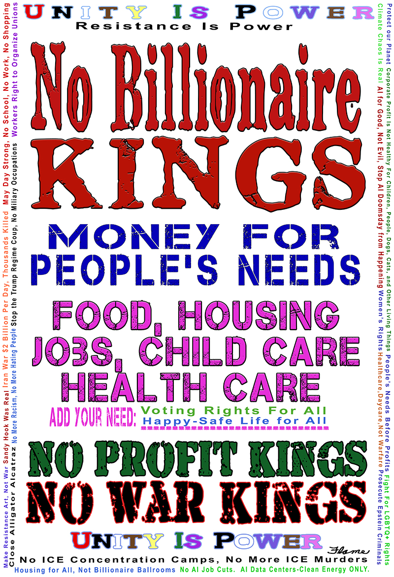 No Billionaire Kings Poster
